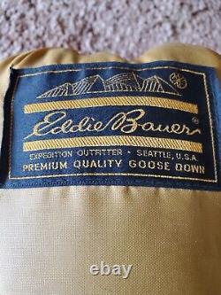 Vintage Eddie Bauer Goose Down Premium Sleeping Bag
