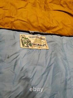 Vintage Eddie Bauer Seattle USA Goose Down Sleeping Bag Totem Label