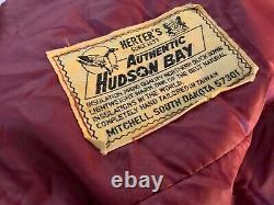 Vintage Herters Mitchell South Dakota Hudson Bay Goose Down Mummy Sleeping Bag