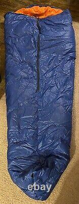 Vintage JCPenny Sports Center Down Feather Mummy Sleeping Bag & Carry Bag 1970s