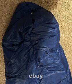 Vintage JCPenny Sports Center Down Feather Mummy Sleeping Bag & Carry Bag 1970s