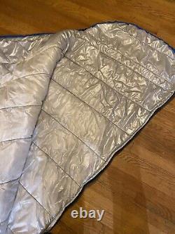 Vintage Kelty Black & Silver Outdoor Sleeping Bag Approx. 85 x 32