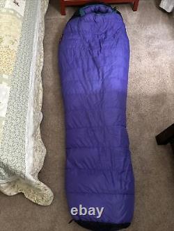 Vintage Marmot Aiguille Down Sleeping Bag DryLoft Reg Length