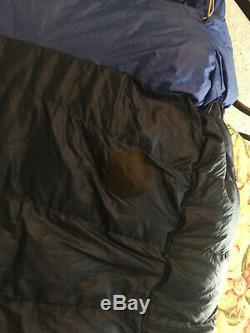 Vintage Marmot Mountain Works Gopher long goose down sleeping bag Gore-Tex shell