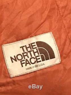 Vintage North Face Brown Label Goose Down Sleeping Bag RH Zip
