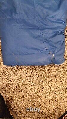 Vintage REI Recreational Sleeping Bag. Goose Down Fill /Blue 80x30