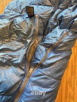 Vintage Snow Lion Goose Down Full Zip Sleeping Bag 75 X 28 4 Pounds