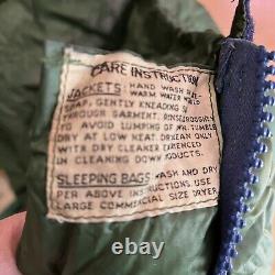 Vintage THE NORTH FACE Lightweight Down Green Sleeping Bag, Bag Camping