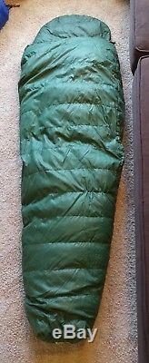 Vintage THE NORTH FACE USA Goose Down Brown Label Mummy Sleeping Bag Right Zip