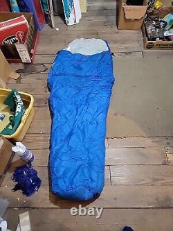 Vintage The North Face Blue Mummy Sleeping Bag Blue USA 68x25