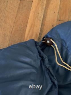 Vintage The North Face Brown Label 3oz Gray Goose Down Mummy Sleeping Bag