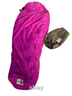 Vintage The North Face Magenta Goose Down Sleeping Bag