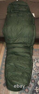Vintage USA The North Face Grey Goose Down Sleeping Bag Adult Mummy 7.5 Green