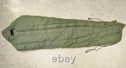 Vintage USGI Mummy Sleeping Bag Extreme Cold Weather Down Filled with Hood 1983
