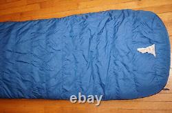 Vtg EMS Eastern Mountain Sports Sleeping Bag 31x79 22oz Down Filled Estes 2 II