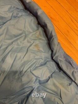 Vtg GERRY Colorado, USA Blue Goose Down Mummy Sleeping Bag