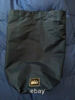 Vtg The North Face Goose Down Mummy Blue Sleeping Bag 88x28 withsack Brown Label