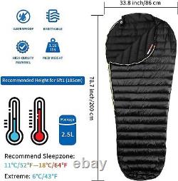 Warm Weather 52? - Goose Down Sleeping Bag Portable Url. Camping Sleeping Bag