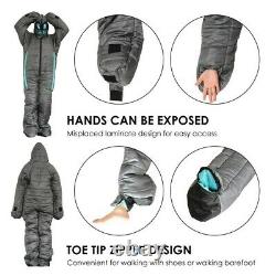 Wearable Sleeping Bag Comfortable Durable Camping Sleeping Pouch Outdoor Alien