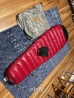 Western Mountaineering 32F SummerLite 850+ Down Sleeping Bag 6'6 Right Zip