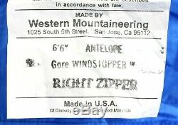 Western Mountaineering Antelope GWS Sleeping Bag 5 Degree 6' 6/RZ /49430/