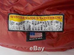 Western Mountaineering Apache MF Sleeping Bag 15 Degree Down 6ft LZ /33480/