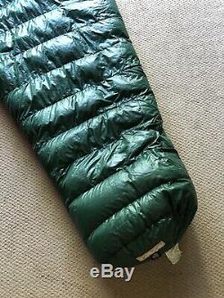 Western Mountaineering Badger MF 15 deg 66 Mummy Sleeping Bag Rh Zip Used 2x