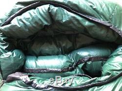 Western Mountaineering Badger MF 15 deg 66 Mummy Sleeping Bag Rh Zip Used 2x
