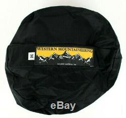 Western Mountaineering Badger MF Sleeping Bag 15F Down 6ft 6in/L. Zip /51652/