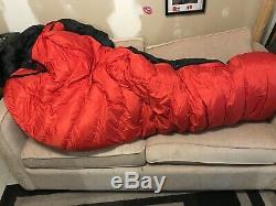 Western Mountaineering Bison GWS sleeping bag 6'6 Left zipper Excellent Used
