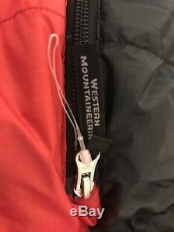 Western Mountaineering Bison GWS sleeping bag 6'6 Left zipper Excellent Used