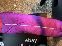 Western Mountaineering Down Sleeping Bag Mummy Bag Purple Measures Large