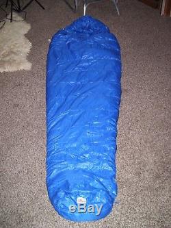 Western Mountaineering Goose Down Sleeping Bag Full Left Zipper Mummy Light 80