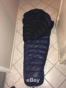 Western Mountaineering Megalite Sleeping Bag 6' RZ Excellent Condition
