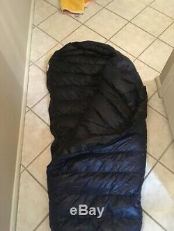 Western Mountaineering Megalite Sleeping Bag 6' RZ Excellent Condition