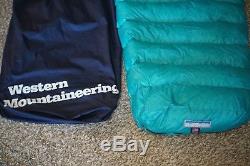 Western Mountaineering MityLite 40 deg sleeping bag NOS with Tags Ultralight Down