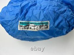 Western Mountaineering Mummy Winter Sleeping Bag Vintage Used Small Hole