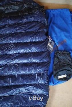 Western Mountaineering TerraLite 25 deg 6' Left Zip Down Sleeping Bag NEW withTags