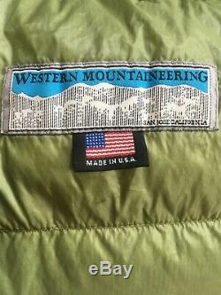 Western Mountaineering VERSALITE 850+ Down Sleeping Bag 6' 6 Right Zip Made USA