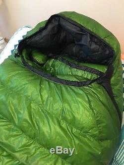 Western Mountaineering Versalite 10 degree F down sleeping bag 5'6 Ultralight