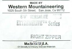 Western Mountaineering Versalite Sleeping Bag 10F Down 6ft/Right Zip /51044/