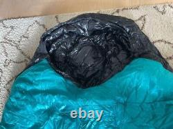 Western Mountaineering Winter Mummy Type Sleeping Bag Cyan Color 760g