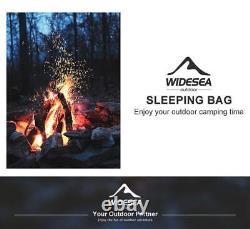 Widesea Camping Ultralight Sleeping Bag Down Waterproof Lazy Bag Portable Storag