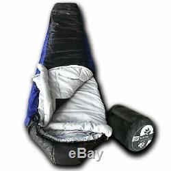 Wolftraders +0 Degree Premium Lightweight Synthetic Down Mummy Sleeping Bag
