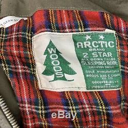 Woods Arctic 2 Stars Down Sleeping Bag & Case Abercrombie & Fitch Vintage RARE