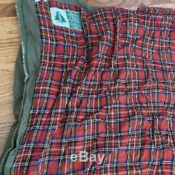Woods Arctic 2 Stars Down Sleeping Bag & Case Abercrombie & Fitch Vintage RARE