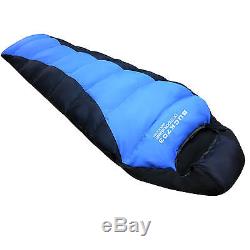 XL Goose Down Sleeping bag Backpacking Camping Lightweight Mummy Ultralight