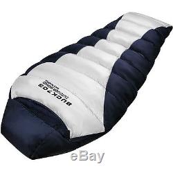 XXXL Goose Down Sleeping bag Large 225cm Camping Backpacking Mummy Lightwieght