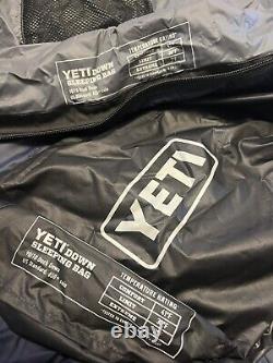 Yeti Down Sleeping Bag 650+ Fill Power Navy / Charcoal NWT
