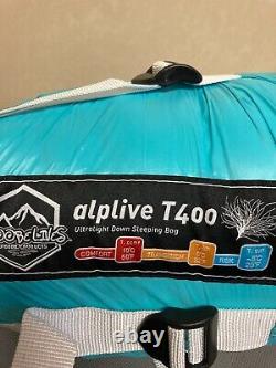 Zooobelives alplivet400 backpacking down filled sleeping bag
